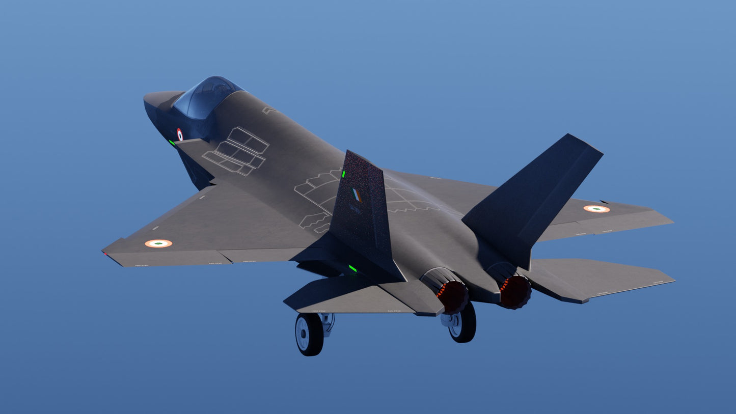 C23) AMCA fighter