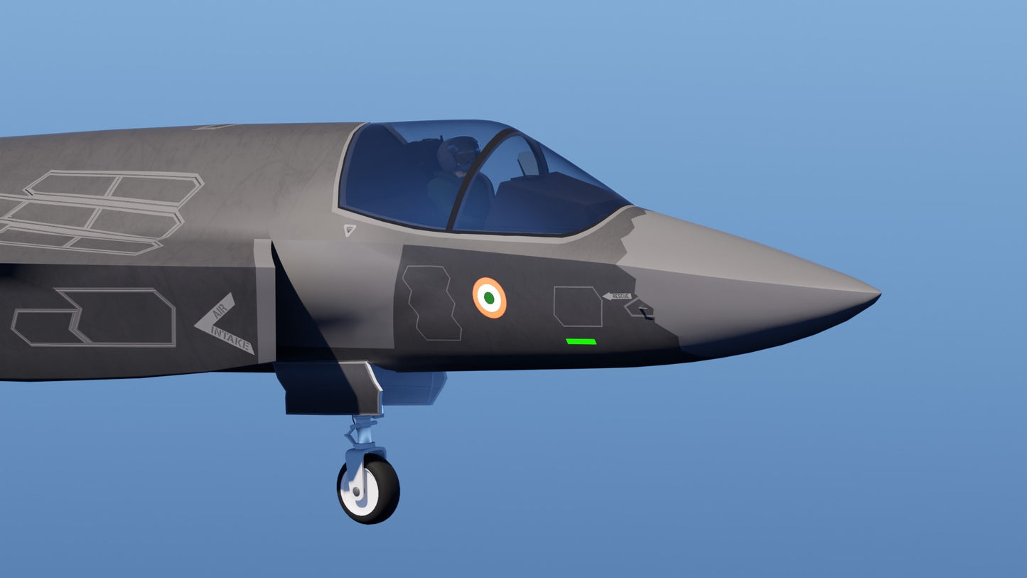C23) AMCA fighter