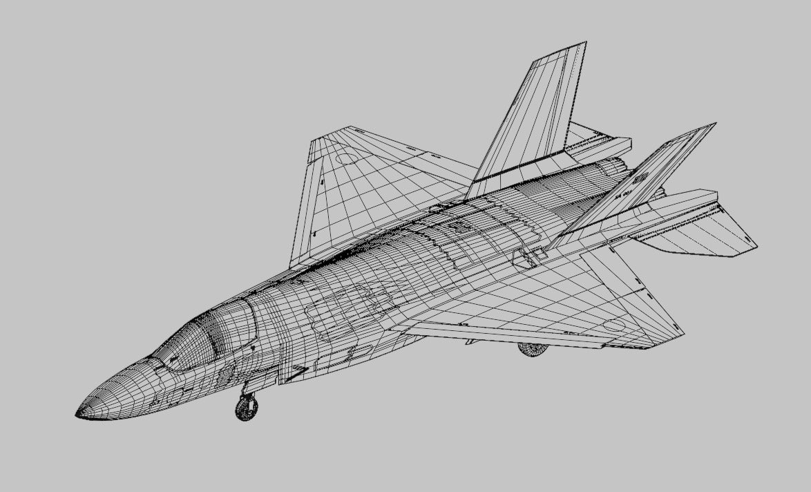 C23) AMCA fighter
