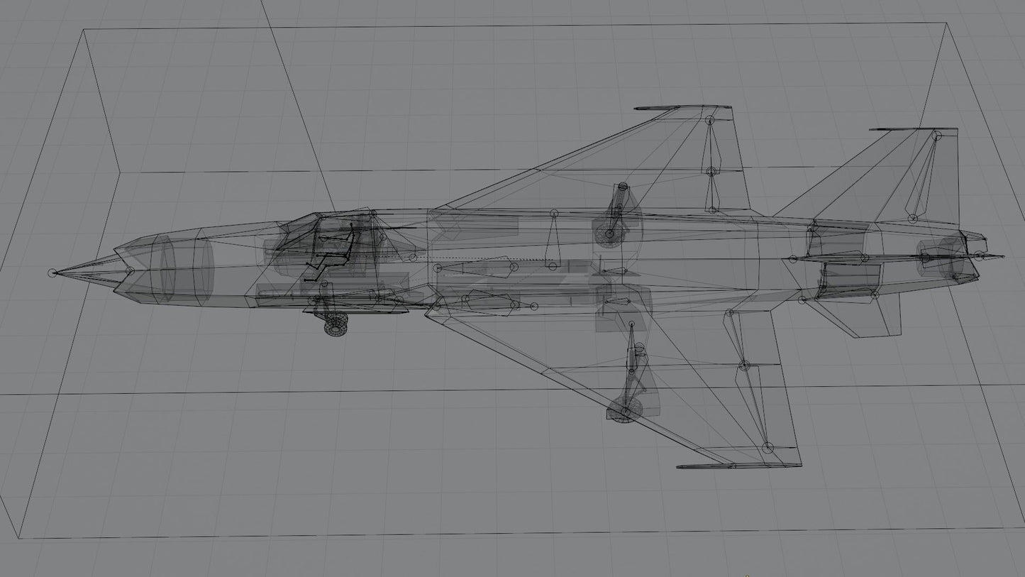 C27) Mikoyan-Gurevich MIG-X21 Fishbone