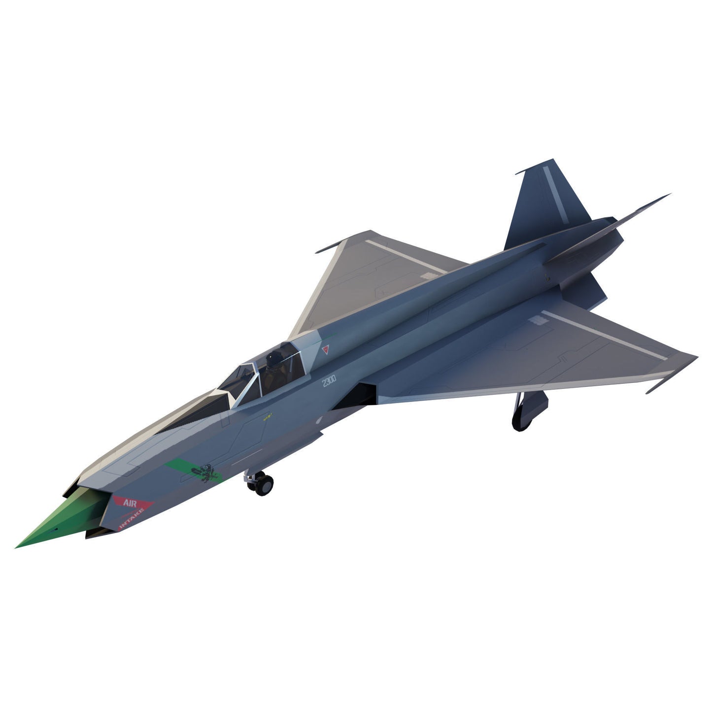 C27) Mikoyan-Gurevich MIG-X21 Fishbone