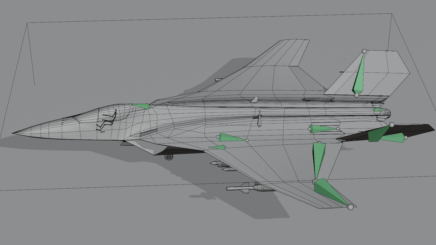 B15) Mitsubishi F-3 F-X Godzilla