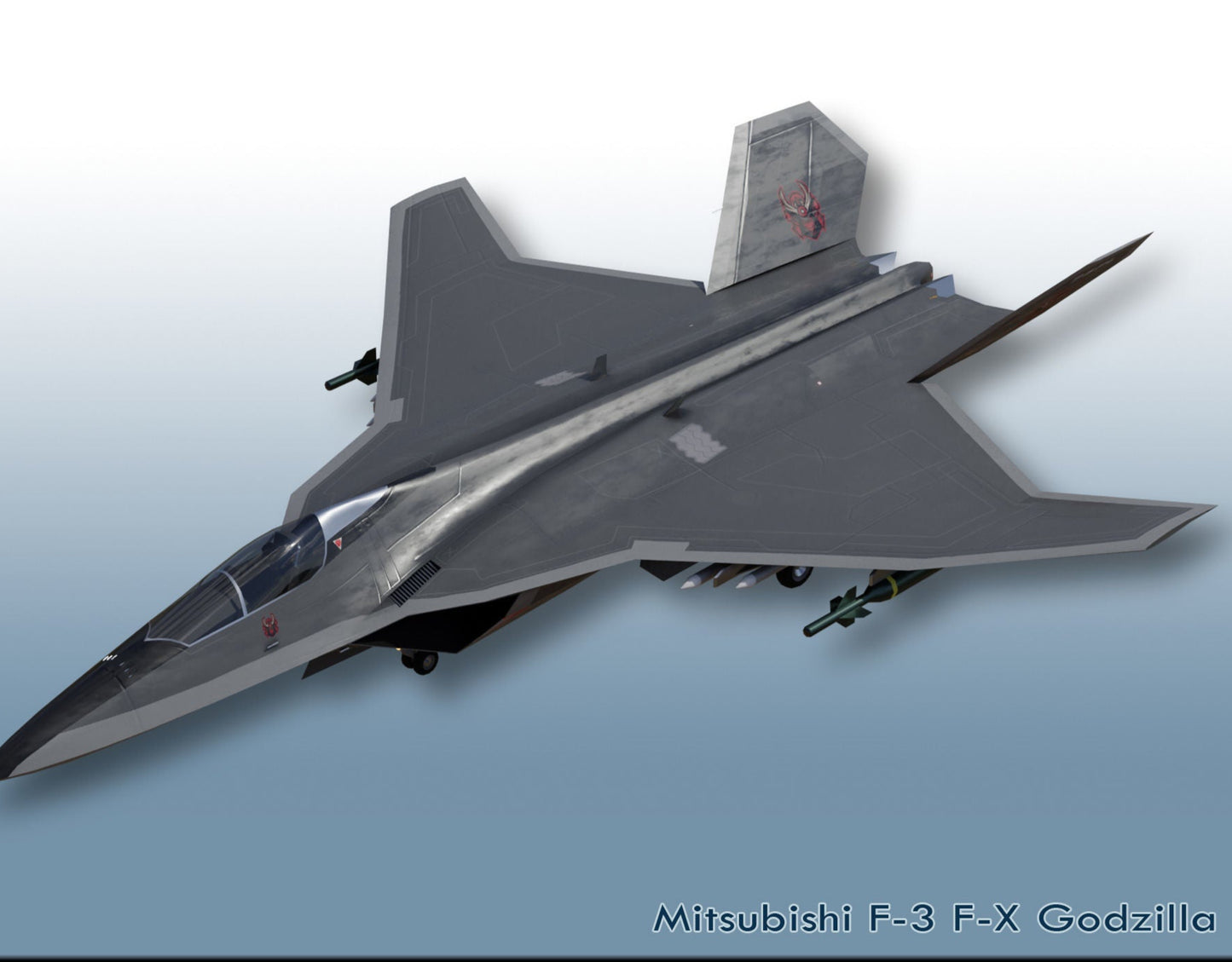 B15) Mitsubishi F-3 F-X Godzilla