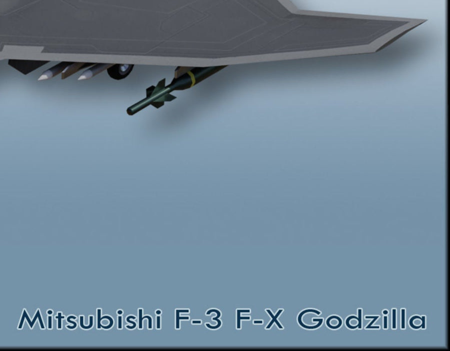 B15) Mitsubishi F-3 F-X Godzilla